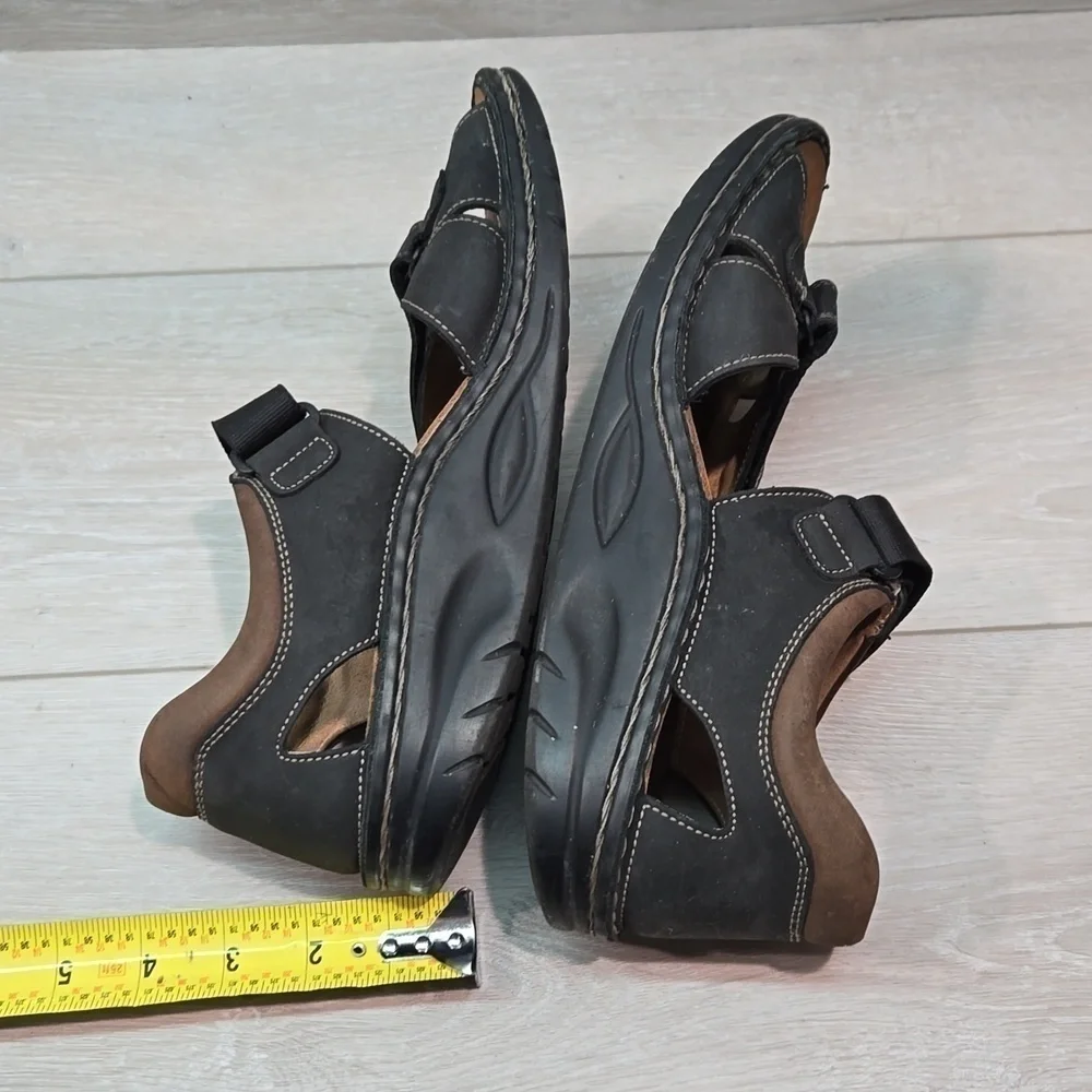 Finn Comfort Women Samara Leather Hook&loop Sandals shoes sz 42/11